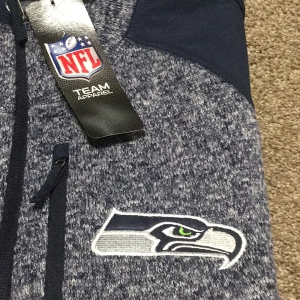 🆕Seahawk fleece jacket - Picture 4 of 4